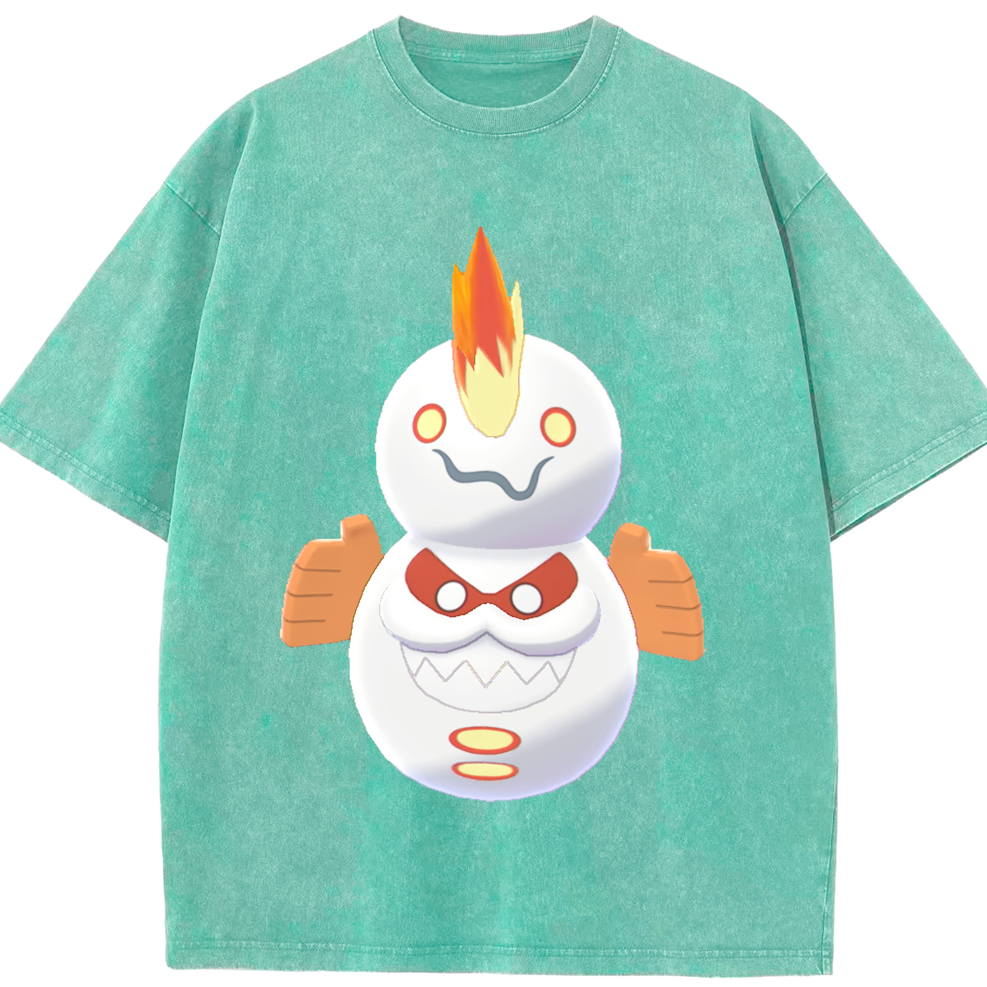 （画像用） ポケットモンスター Pokémon 綿100% ヴィンテージ風 半袖Tシャツ（フロントプリント）